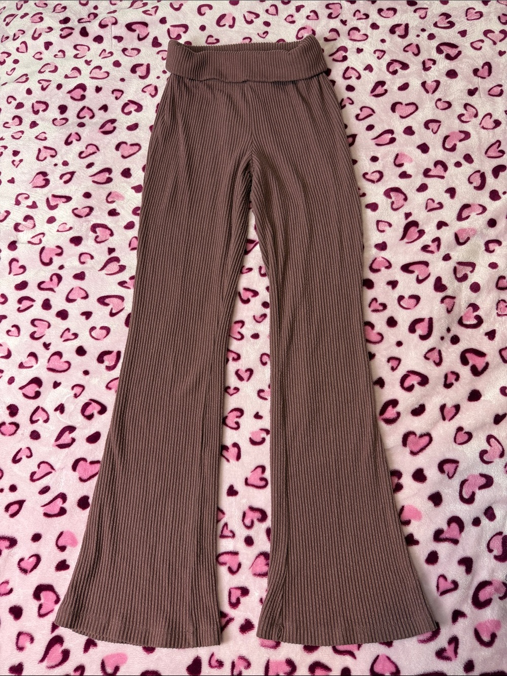 Wild fable Ribbed Flare Pants - Women's Stretch Knit